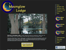 Tablet Screenshot of moonglowlodge.com